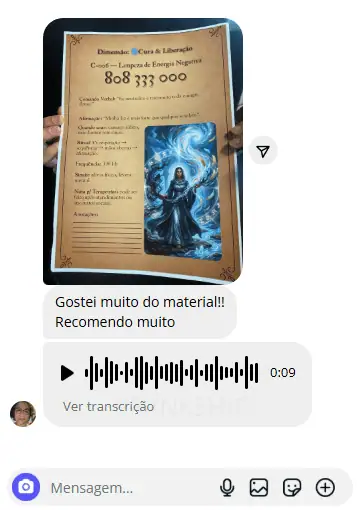 Depoimento de praticante